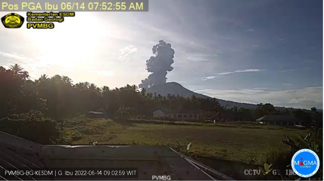 Ibu volcano