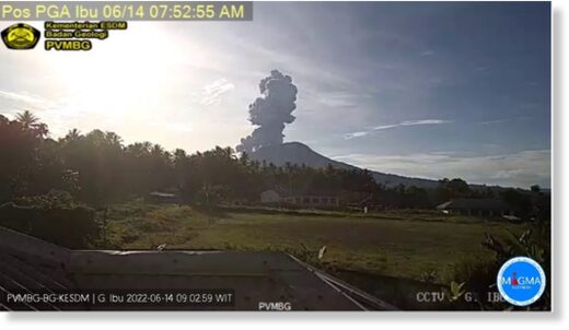 Ibu volcano