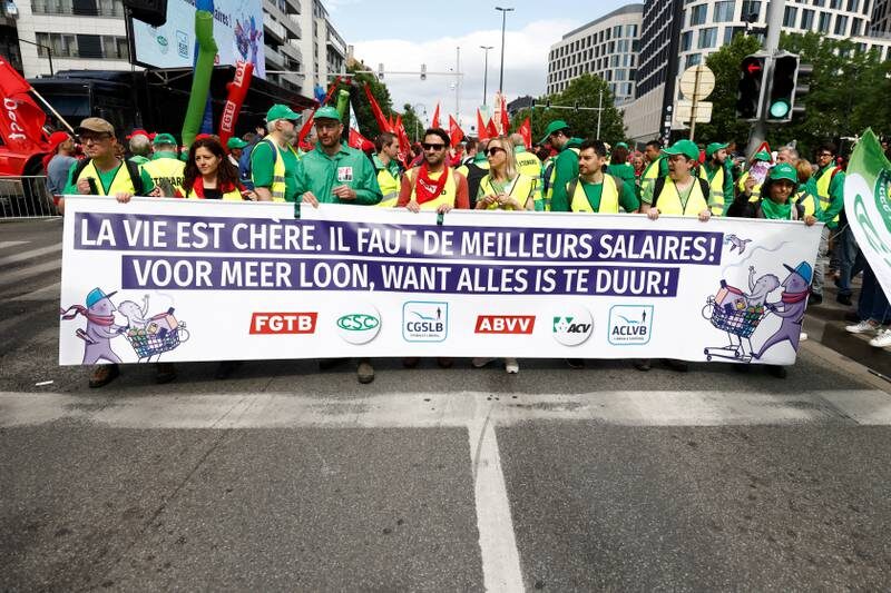 National strike, Belgium