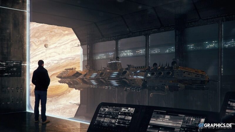 sci-fi scene