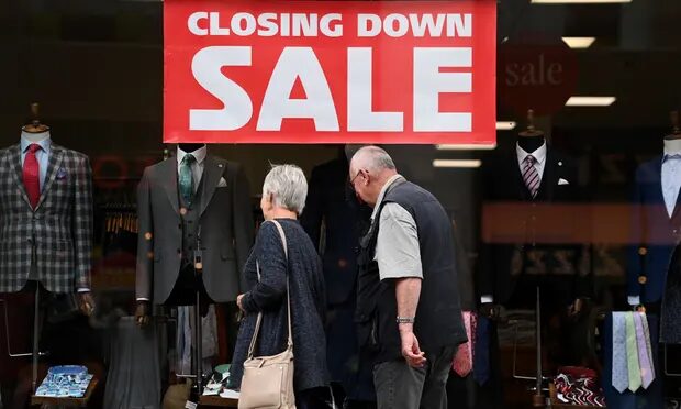 Click to enlarge uk economy business sale closing down
