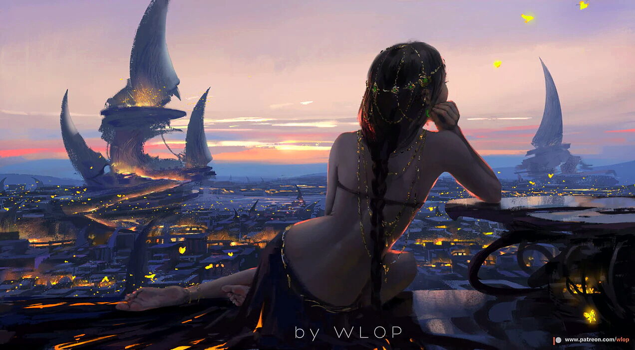 futuristic landscape science fiction