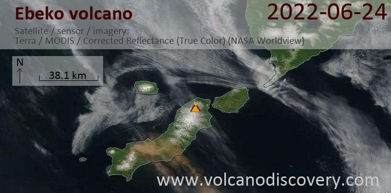 This week in volcano news: Supervolcano earthquake swarm - Ebeko erupts