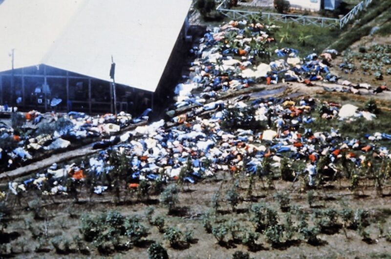 Click to enlarge 1978 mass suicide in Jonestown