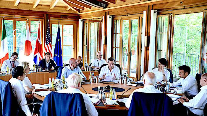 Click to enlarge G7 meeting