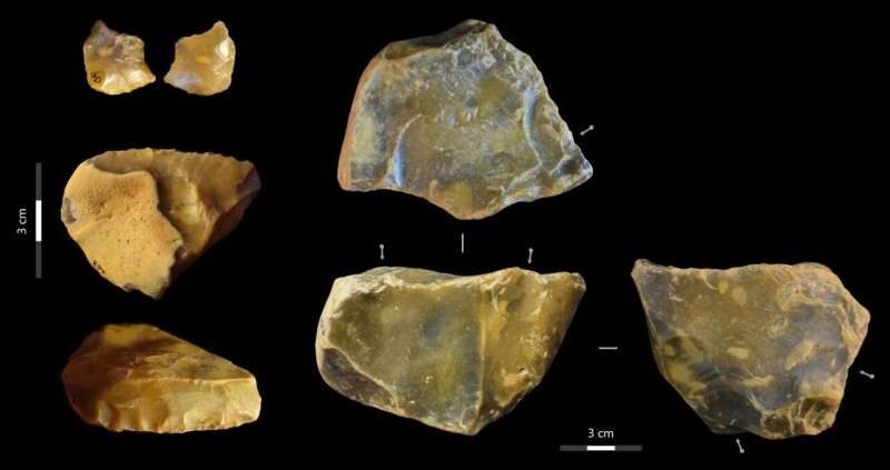 Click to enlarge flint artefacts
