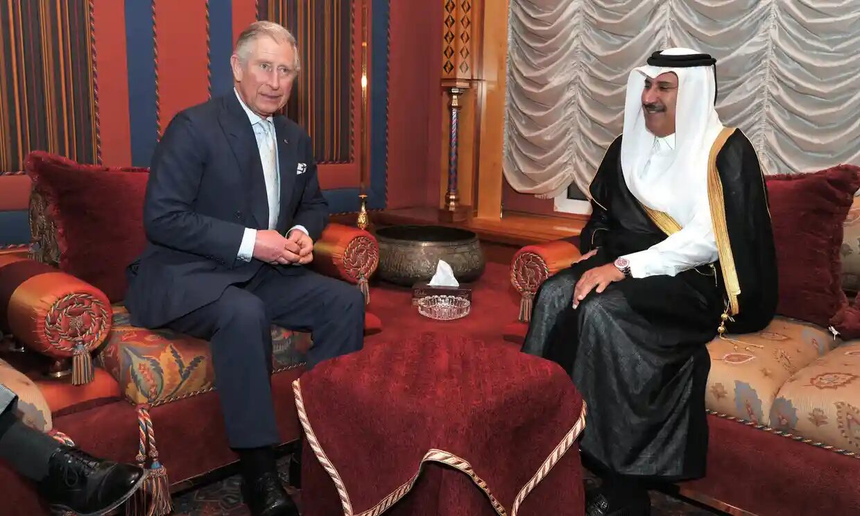 prince Charles former Qatari prime minister Sheikh Hamad bin Jassim bin Jaber al-Thani
