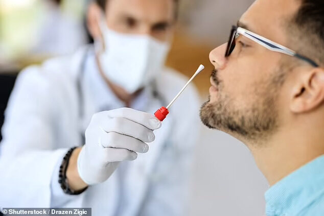 Click to enlarge covid nose swab