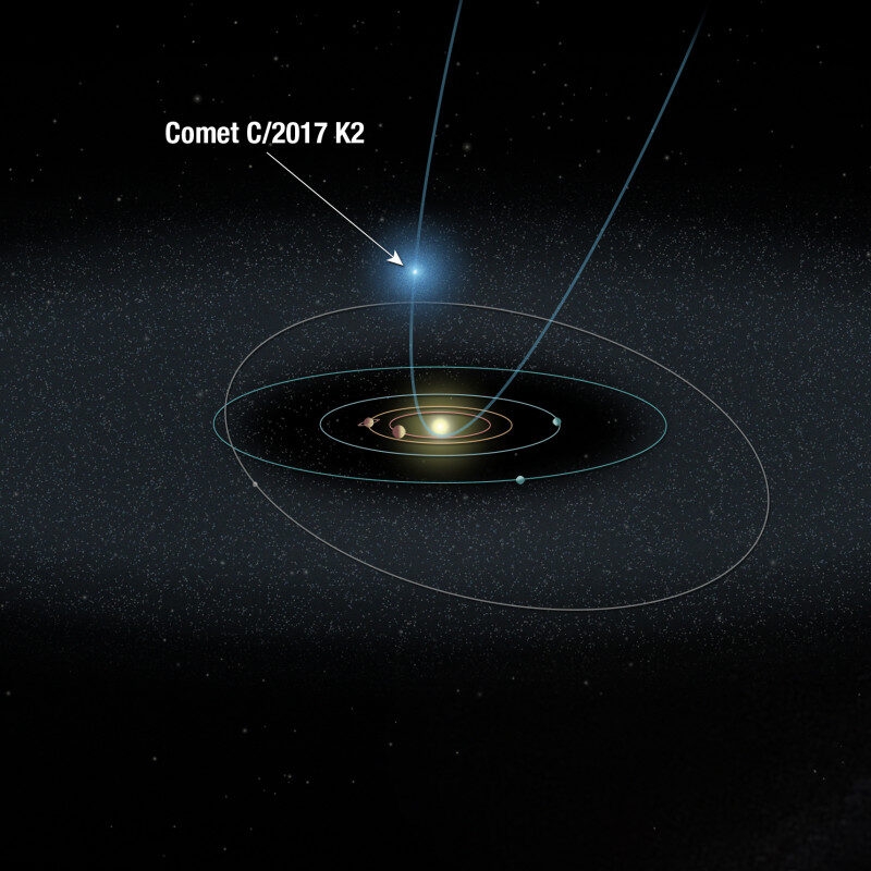 Click to enlarge Comet C/2017 K2