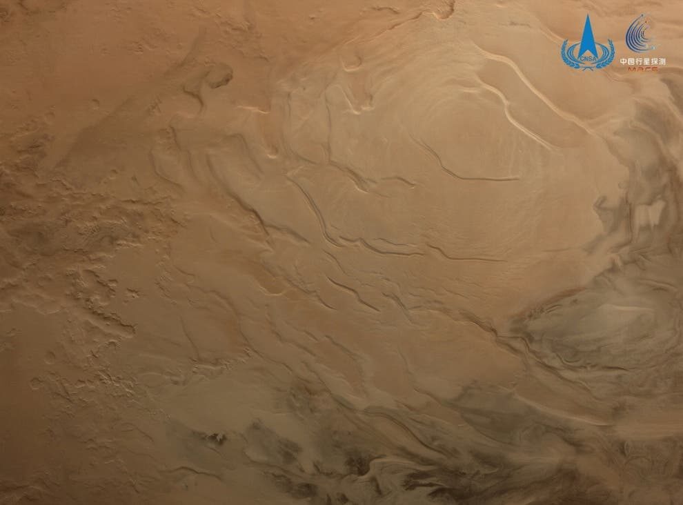 mars surface Tianwen-1 probe