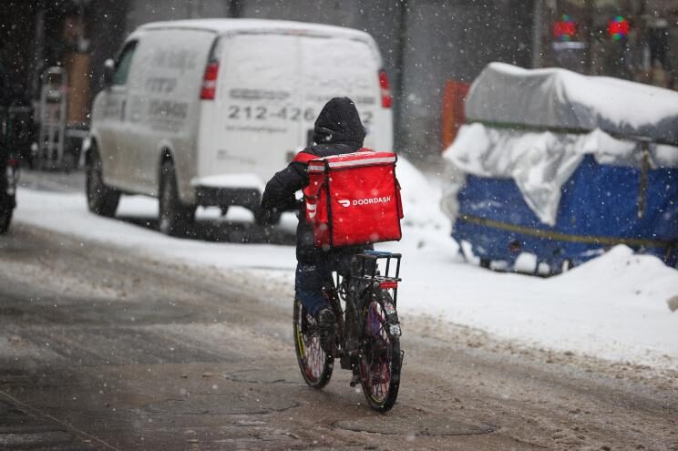 Click to enlarge DoorDash, food delivery