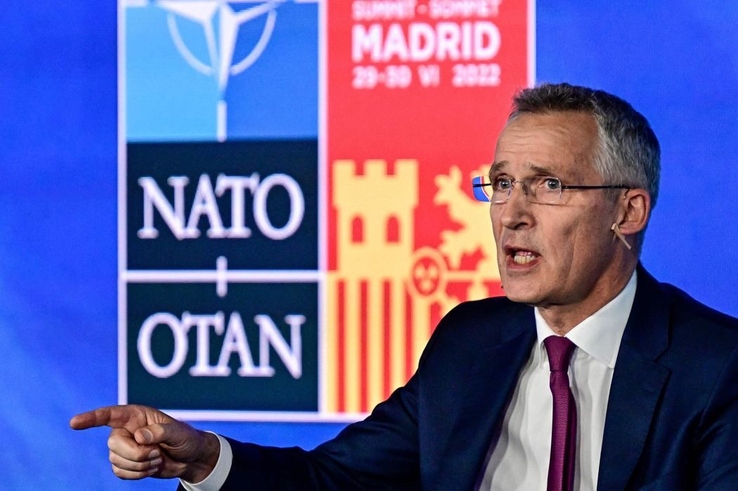 Click to enlarge NATO Secretary-General Jens Stoltenberg