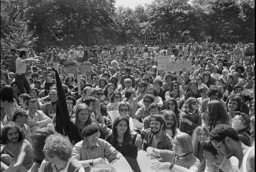 Click to enlarge early gay pride parade 1970s