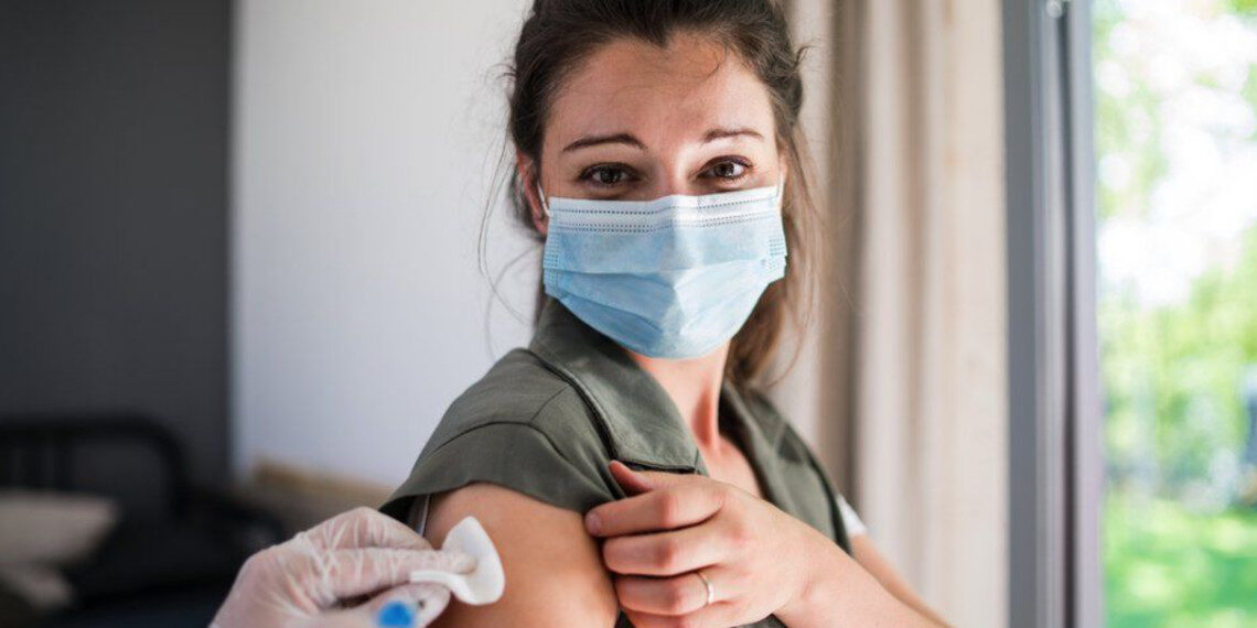 Click to enlarge woman vaccinated