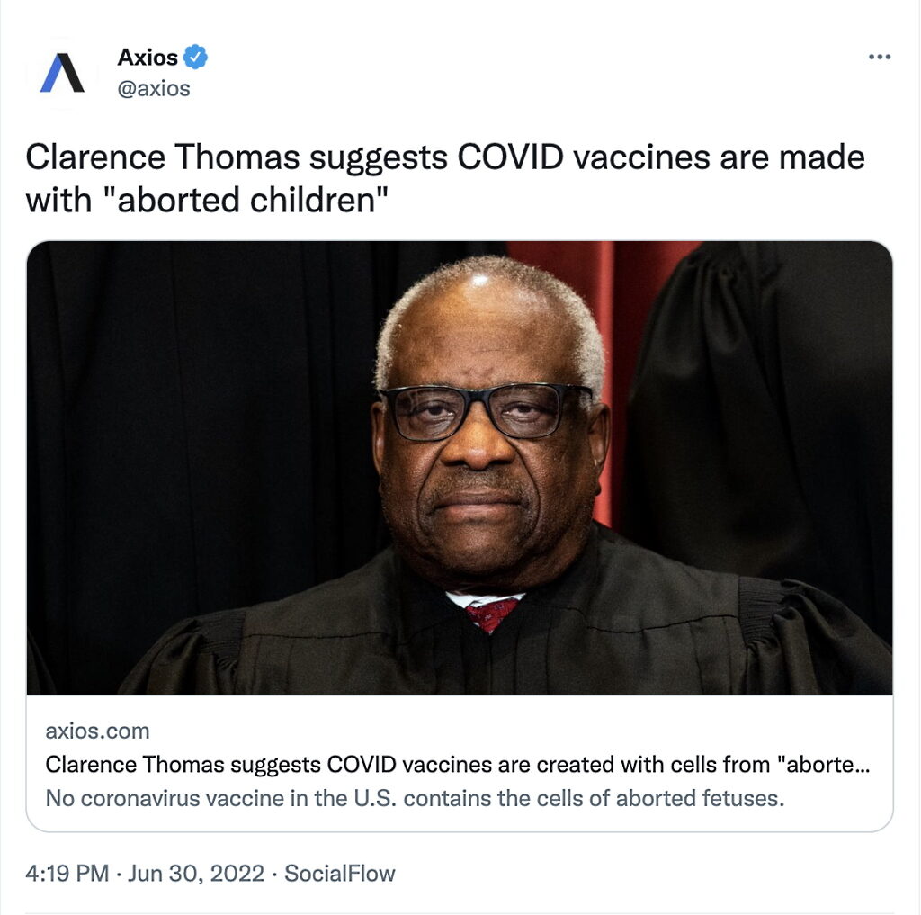 Click to enlarge axios clarence thomas smear abortion