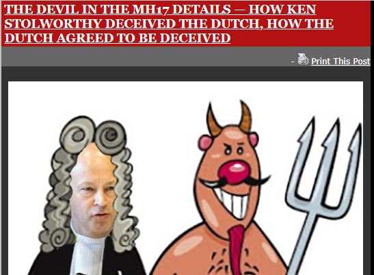 Click to enlarge John helmer mh17 article headline