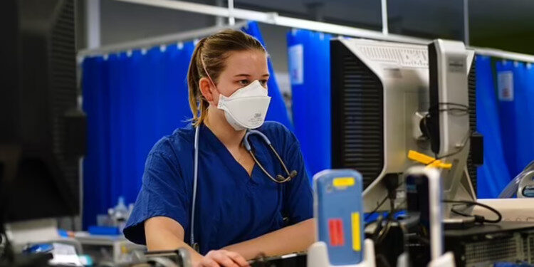 nurse with mask