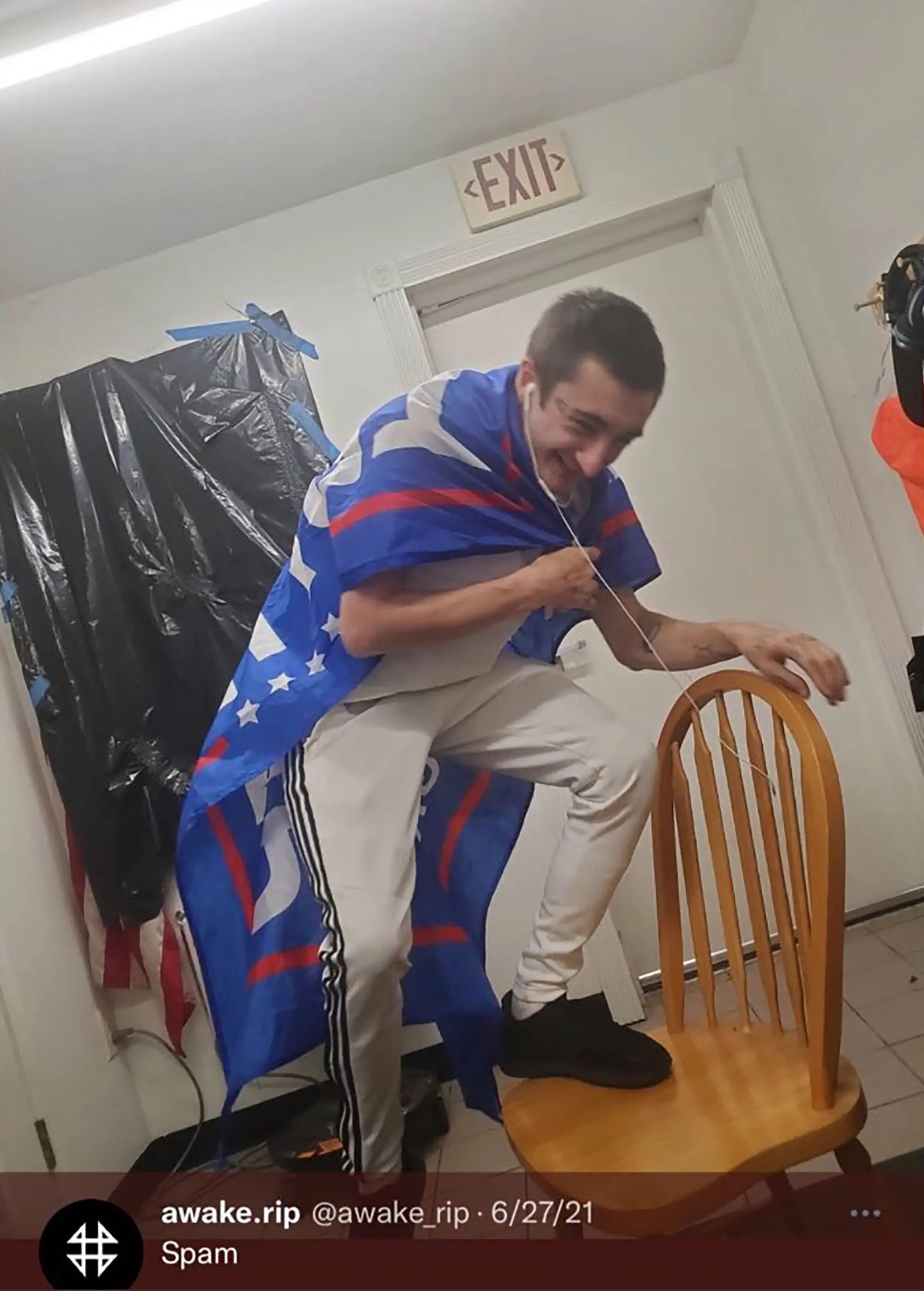 crimo trump flag