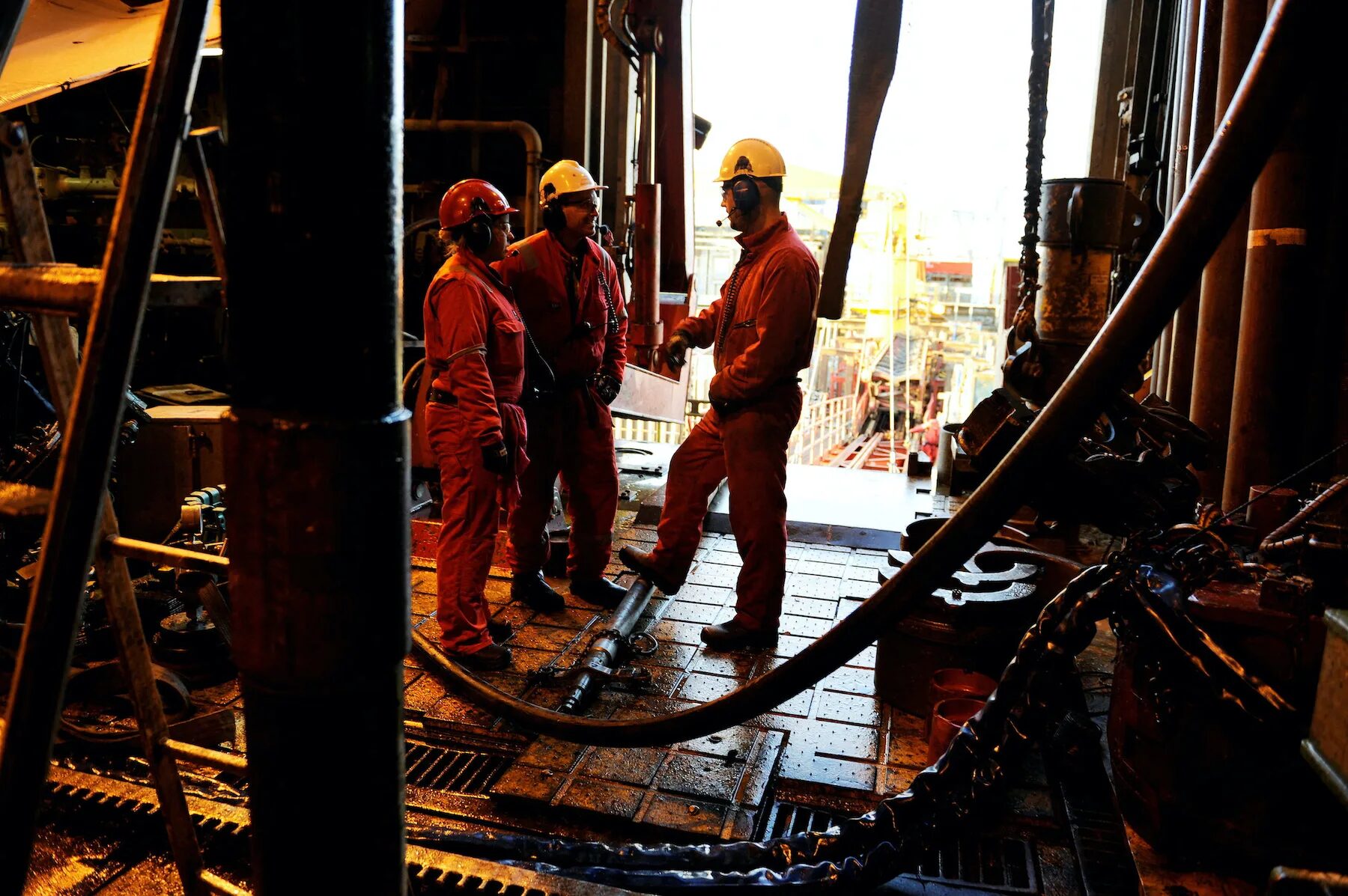 norwegian oil workers