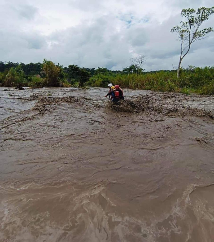 Flood rescue in Ecuador July 2022
