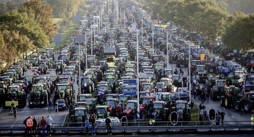 Netherlands farmers protest