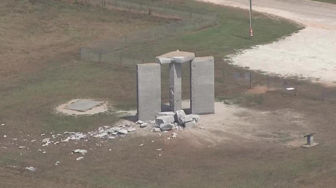 Explosion damages controversial Georgia Guidestones - UPDATE: Monument demolished