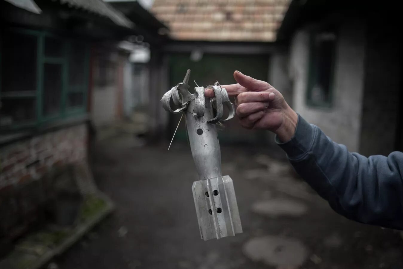 missile donbass village