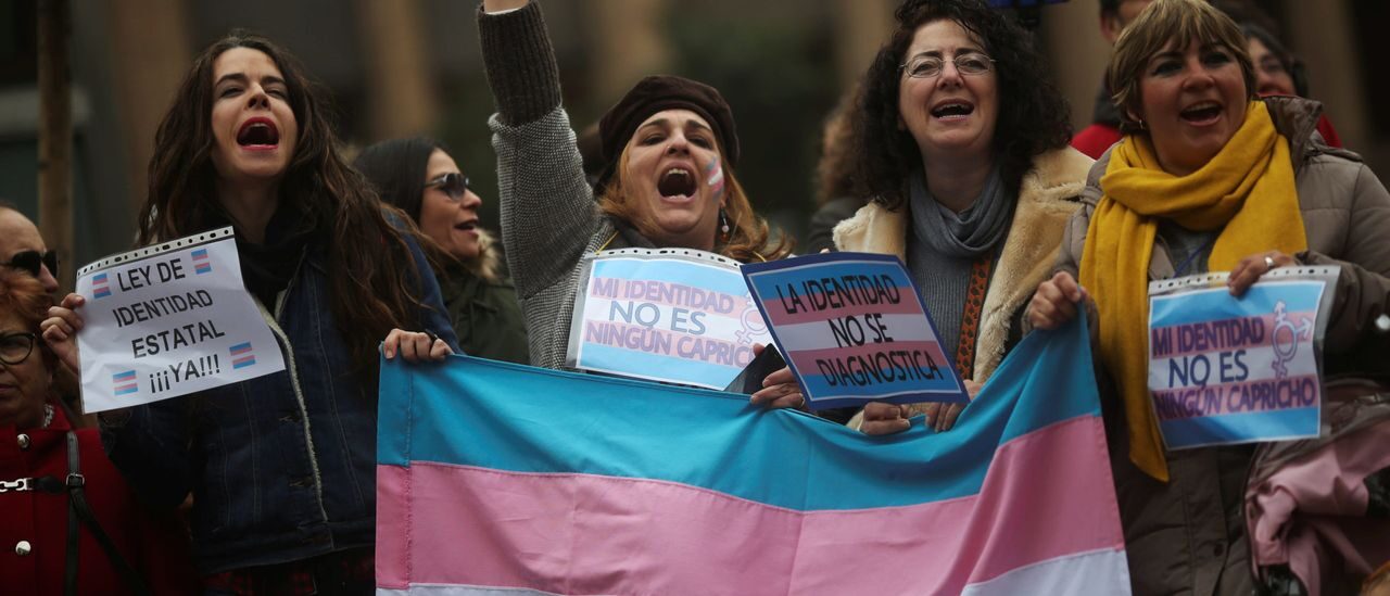 protest spain transgender