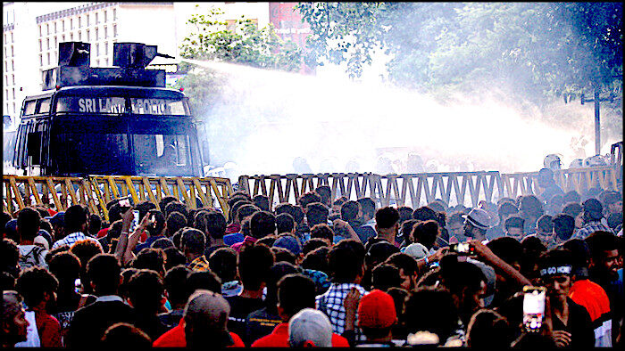 Click to enlarge Sri Lanka protest