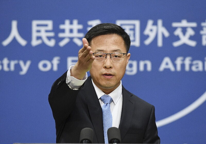 Chinese Foreign Ministry spokesman Zhao Lijian