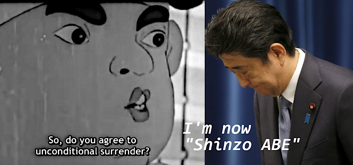 Click to enlarge Shinzo Abe