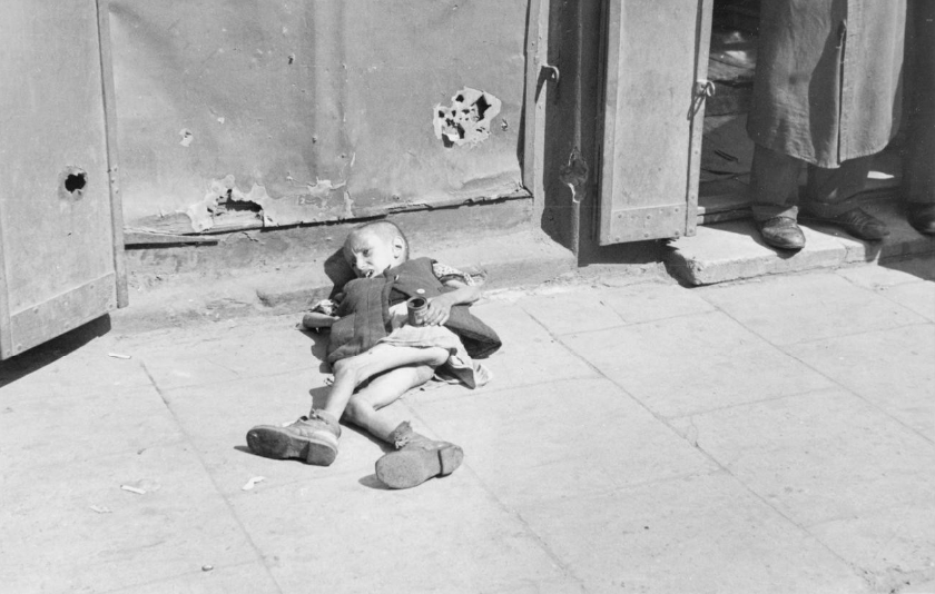 Begging Child WWII