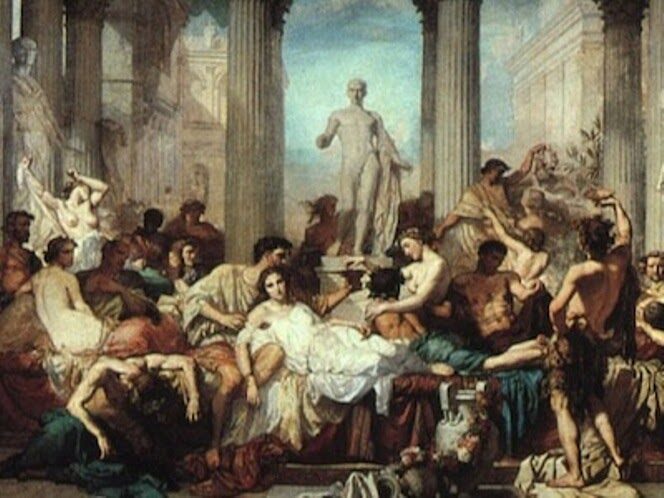 Click to enlarge The Romans in their Decadence