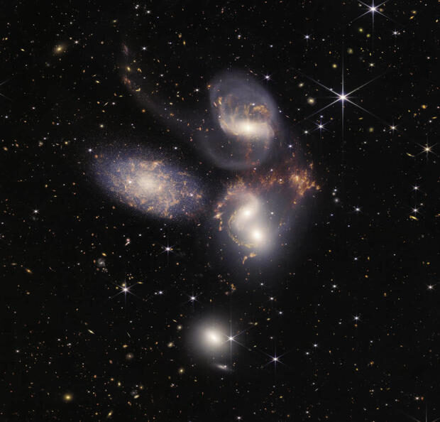 Click to enlarge james webb telescope stephens quintet galaxies