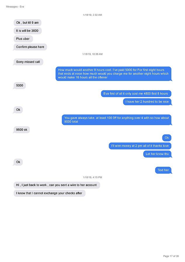 Click to enlarge texts hunter biden prostitutes