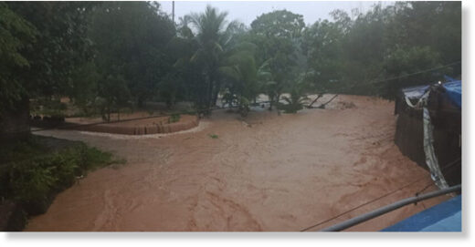 Floods in Ambon City, Maluku, Indonesia 08 July 2022