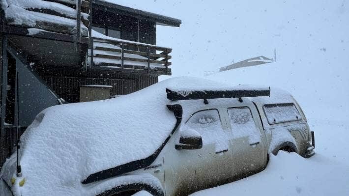 Mt Hutt was closed on Wednesday as staff worked to clear the access road to the skifield.