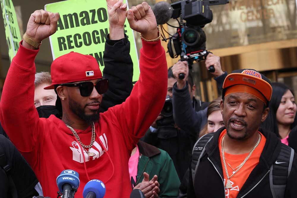 Amazon Labour Union (ALU) organizer Gerald Bryson