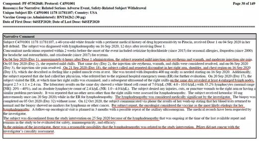 pfizer vaccine death 5