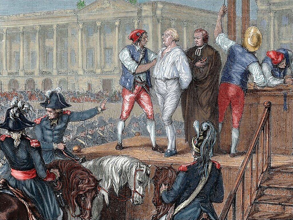 Click to enlarge louis XVI execution french revolution guillotine