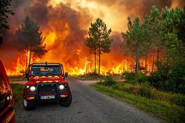 wildfires france 2022