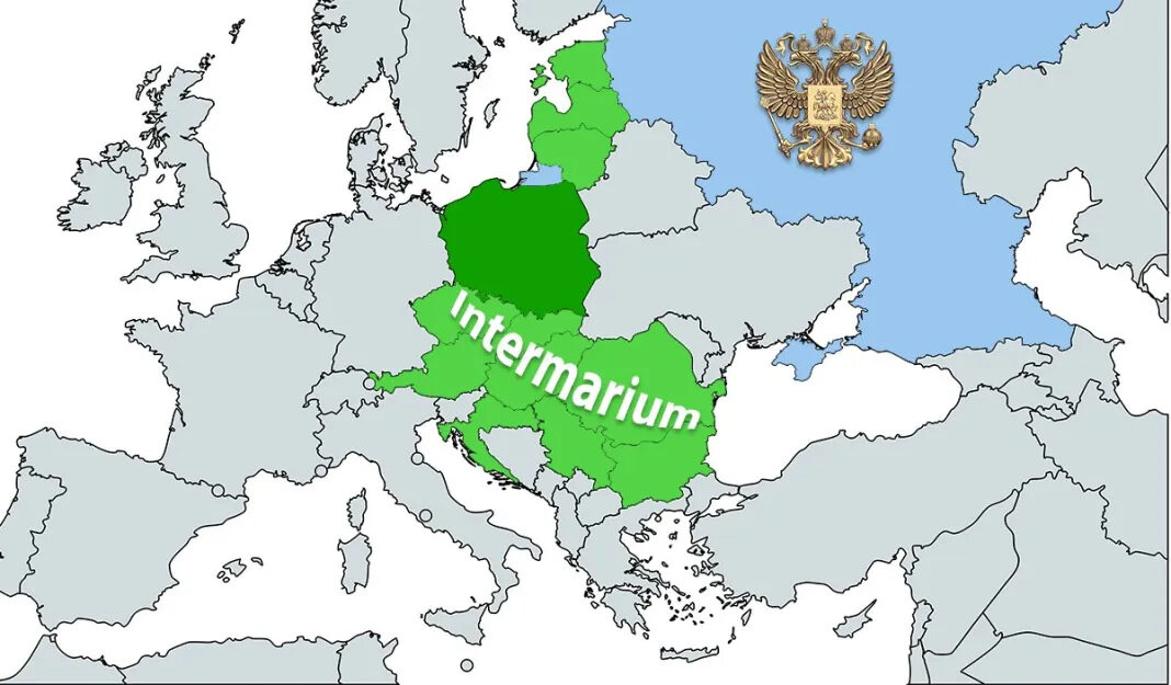 Click to enlarge Intermarium map