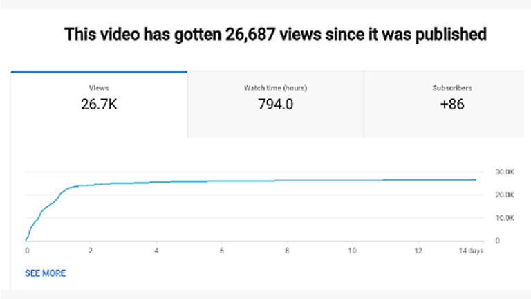 Click to enlarge alex jones documentary video statistics