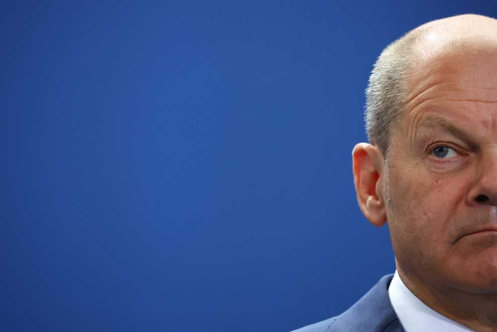German Chancellor Olaf Scholz