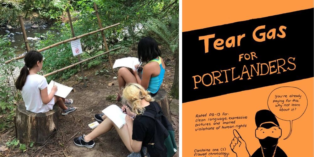 tear gas for portlanders summer camp