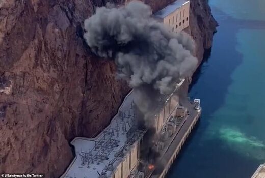 Explosion rocks Hoover Dam