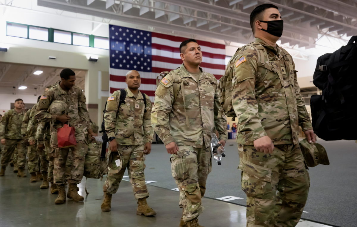 Click to enlarge army personnel