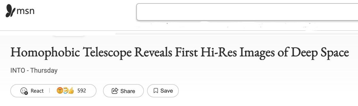 Click to enlarge MSN headline