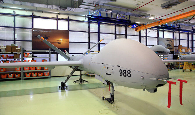 Hermes 900, Israeli drone, UAV, Elbit Systems Ltd.