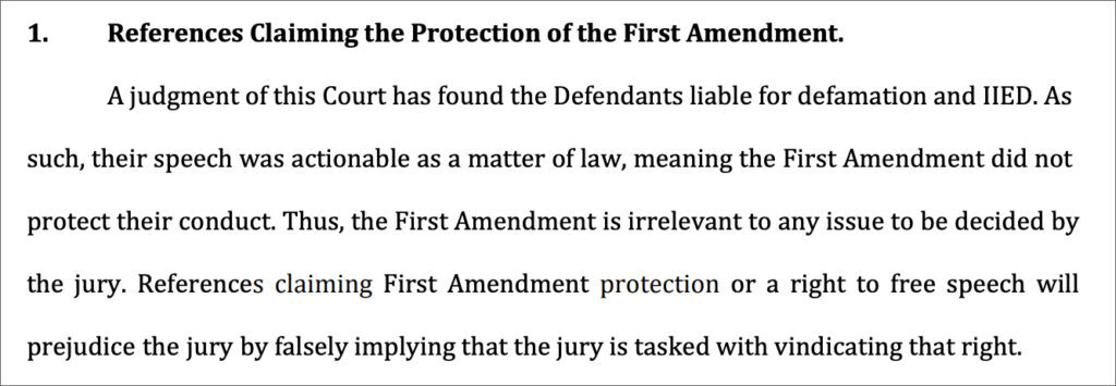 alex jones first amendment